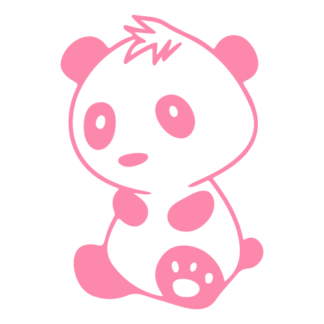 Baby Panda Decal (Pink)